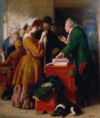 William Mulready Choosing the Wedding Gown Spain oil painting art